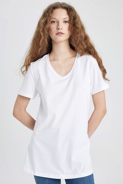 DeFacto Regular Fit Short Sleeve Maternity T-Shirt N1670AZ24SP