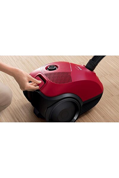 Bosch Aspirator cu sac Bosch Seria 2 BGBS2RD1, 600 W (Negru/Rosu)