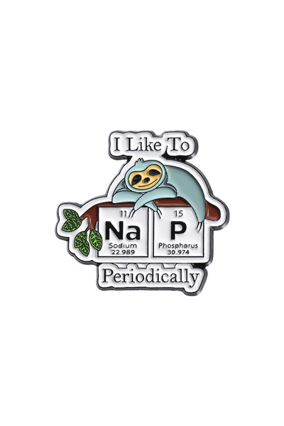 Choice دبابيس مطلية بالمينا على شكل بنية جزيئية كيميائية من الطراز 17، دبابيس...