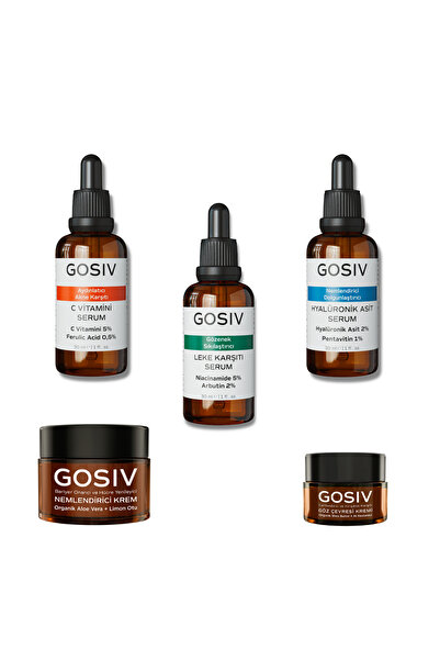Gosiv Tamamlayıcı Rutin 5 Ürün Cilt Bakım Seti