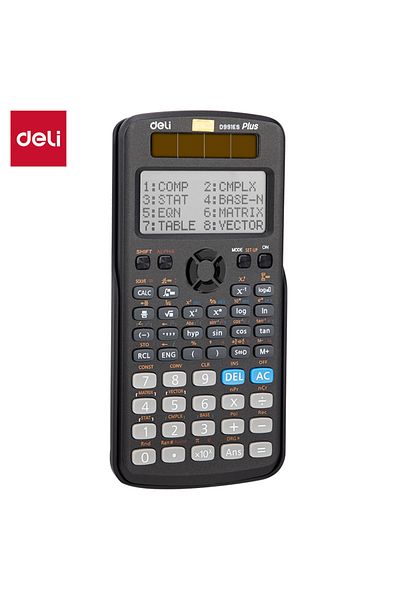 Deli ED991ES Scientific Calculator - 417 Functions, Textbook Display, Dual