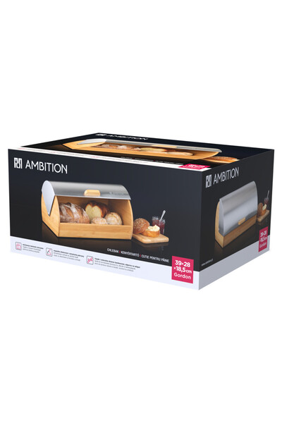 Ambition Bread storage box with silver lid, Gordon