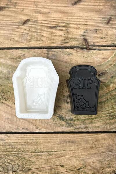 rufus concept Mezar Taşı Rip Silikon Mum Kalıbı