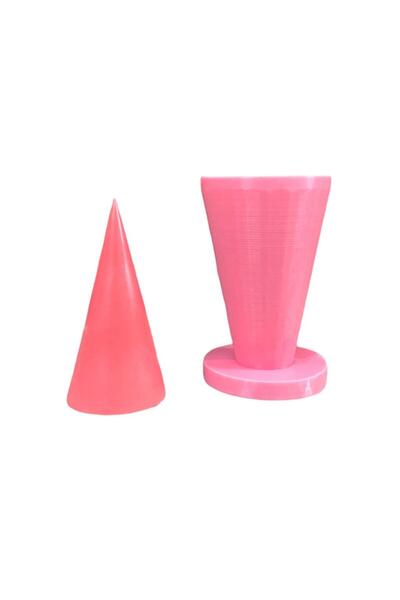 rufus concept Prizma ( Dairesel ) 3D Silikon Mum Kalıbı