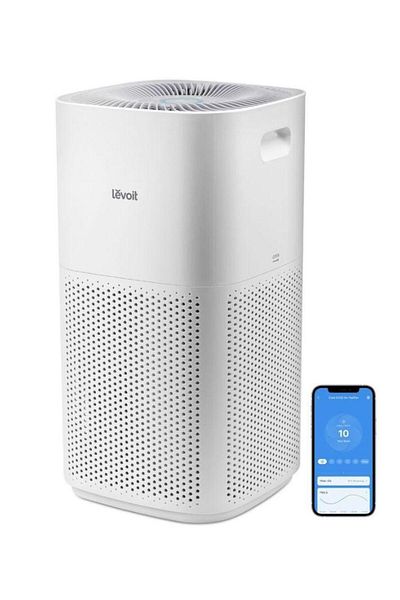 Levoit Purificator de aer Smart Levoit Core 600S Wi-Fi, Filtru 3 in 1 True HEPA H13, Senzor Calitate Aer