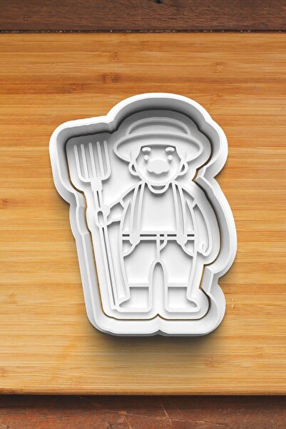 Hobist العم المزارع - قالب لب البسكويت والسكر