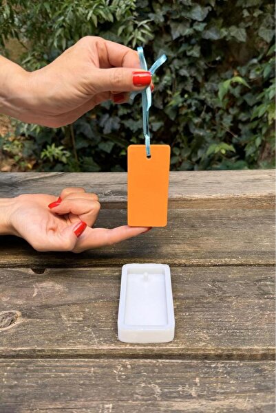 rufus concept Dikdörtgen Koku Tableti Silikon Mum Kalıbı