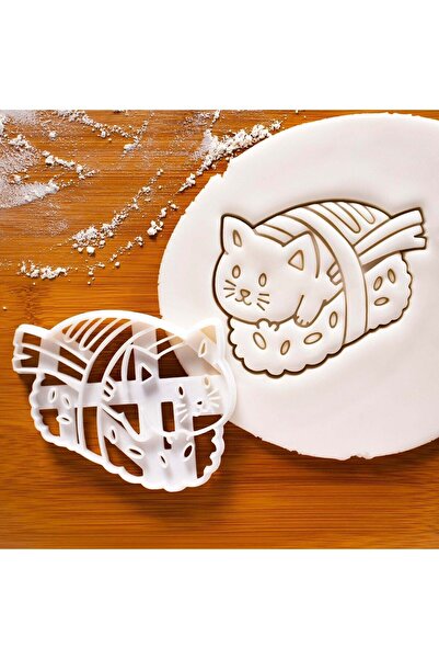 Hobist قالب كوكي للقطط السوشي وقالب لب السكر