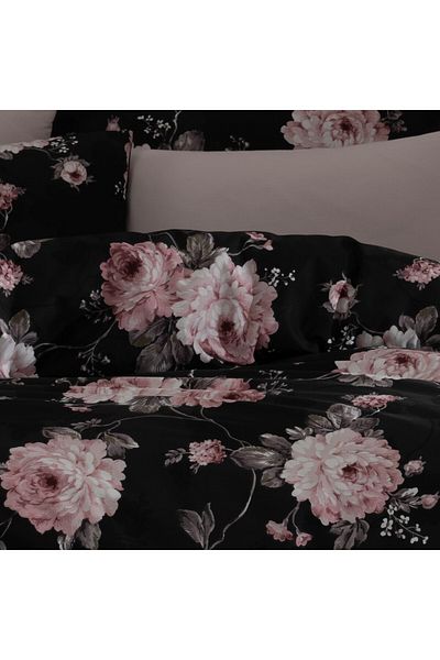 Bahar Majoli Home Set lenjerie de pat Majoli Bahar 100% bumbac Ranforce 144 TC 4 piese husă pilotă 200x220 cm Napae