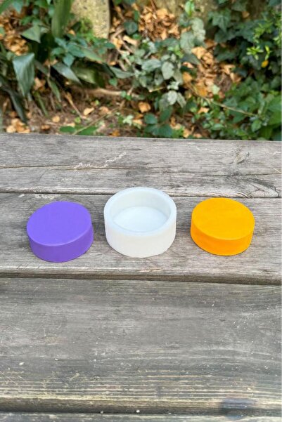 rufus concept Silindir 6,5X2,5 cm Silikon Mum Kalıbı