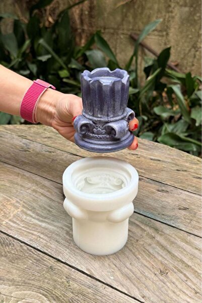 rufus concept Sütun Silikon Mum Kalıbı