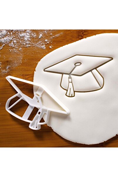 Hobist قبعة التخرج قالب الكعكة وقالب لب السكر