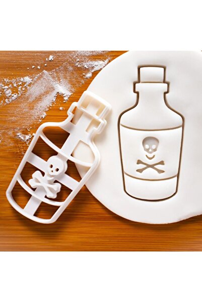 Hobist قالب كوكيز زجاجة إكسير وقالب لب السكر