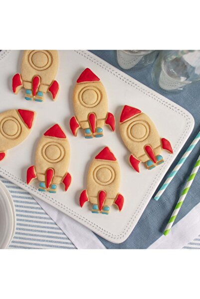 Hobist قالب كوكي صاروخ فضائي