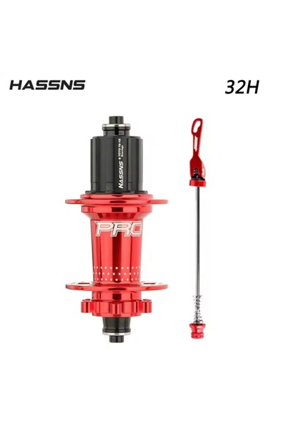 ROBESBON HASSN'S PRO 7 32H Kırmızı Arka Jant Göbeği