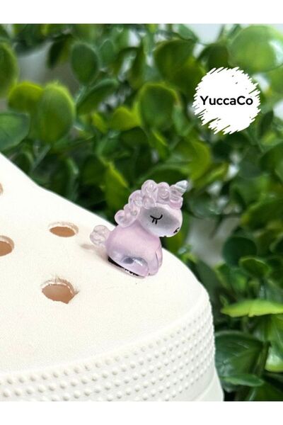 Crocs Karanlıkta Parlayan Unicorn Terlik Süsü/Unicorn Terlik Charm/Terlik Jibbitz