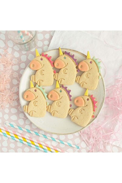 Hobist قالب بسكويت يونيكورن لطيف - قالب عجينة السكر