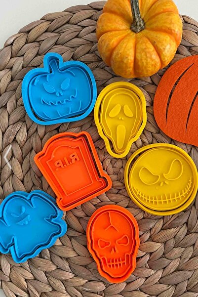Hobist قوالب كوكي الهالوين شبح اليقطين العسل 6 قطع