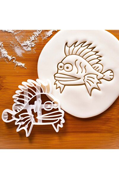Hobist قالب بسكويت أسماك الأسد وقالب لب السكر