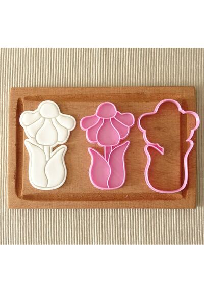 Hobist قالب كوكيز الزهور وقالب لب السكر