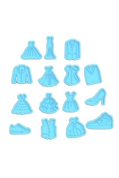 Hobist قالب كوكيز مع 15 فستانًا مختلفًا للأميرة