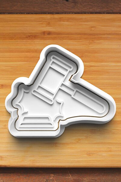 Hobist قالب مطرقة القاضي للبسكويت وبلاستيسين السكر