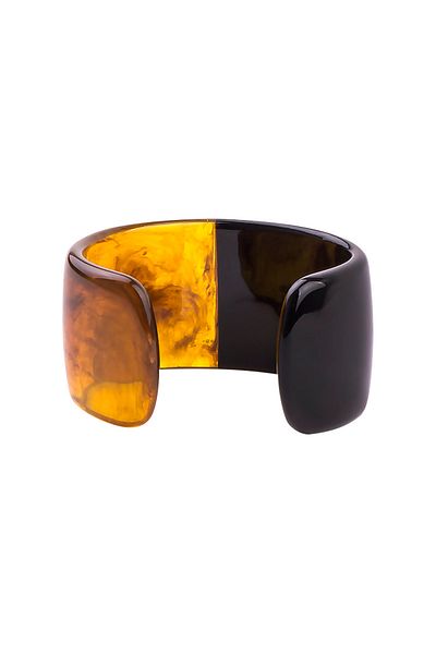 Choice black Vintage Resin Cuff Bracelet Bangles for Women Colorful Acrylic Wide Open Bracelet Charms Femal