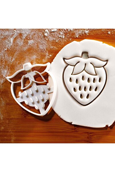 Hobist قالب كوكي الفراولة وقالب لب السكر