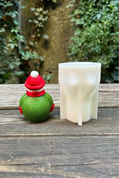 rufus concept 3D Christmas Kardan Adam Silikon Mum Kalıbı