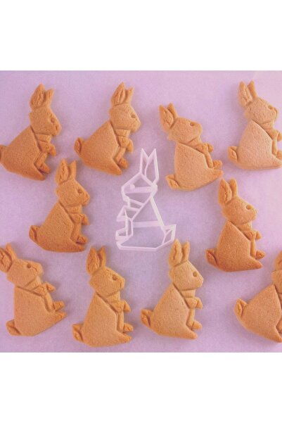 Hobist قالب كوكي أرنب أوريغامي وقالب لب السكر