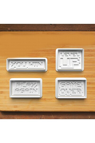 Hobist لعبة Game Over You Win الخاصة للاعبين، قالب كوكيز وقالب لب السكر