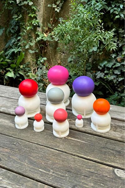 rufus concept Küre Silikon Mum Kalıp Seti (9 Adet)