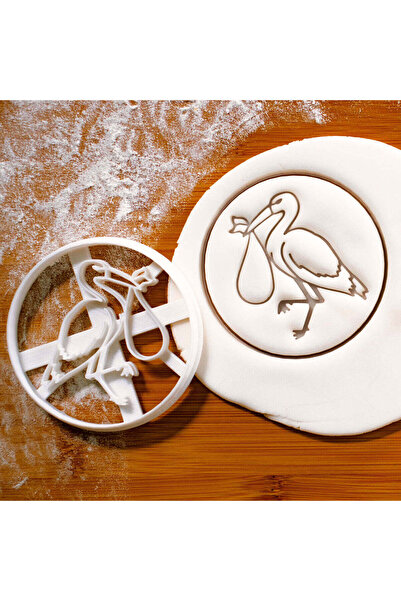 Hobist قالب بسكويت اللقلق المحمول وقالب لب السكر