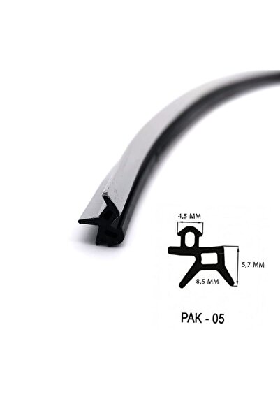 Genel Markalar Pak 05 Orijinal Pvc Pimapen Pencere Ve Kapı Contası Fitili 30 Metre (GRİ)