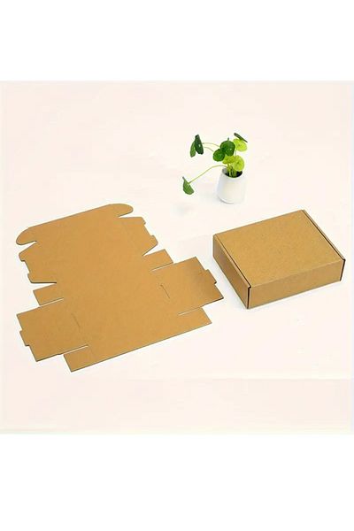 OLİ Art E-Commerce Box 17X12X5 - 10 Pieces Corrugated Box Shipping Box 10 Pieces
