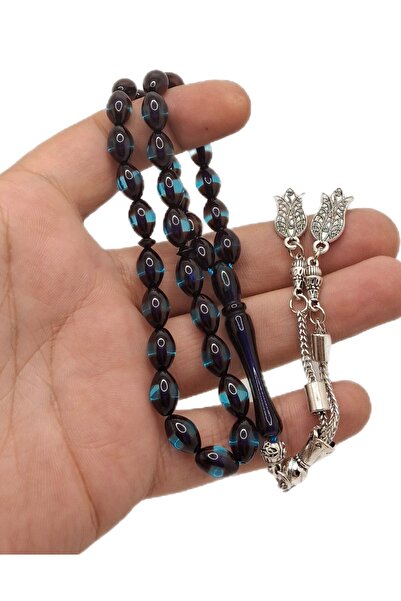 Han Ticarethane Turcoaz Prune Color Cut Verigală Pulbere de chihlimbar Rozari