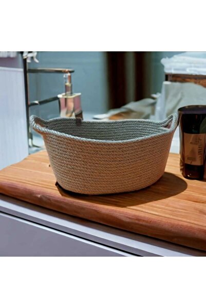 Hediyeninellitonu Οβάλ Ψάθινο Καλάθι - Μονό, Πολλαπλών Χρήσεων, Εργαστήριο Κατασκευής