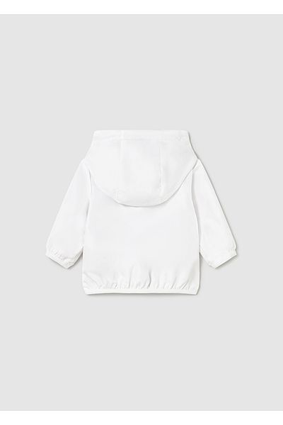 MAYORAL Newborn Baby Boy Child Windbreaker-Dual Face Coat White