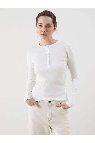LC Waikiki Crew Neck Textured Women's Body