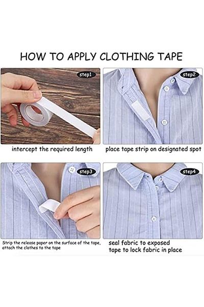 Glamroot Double Sided Fashion Tape for Clothes With Dispenser Disposable Lingerie Fashion Tape