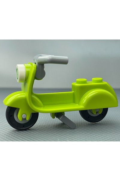 LEGO Custom Minifigure Accessory - Green Vespa Motorcycle