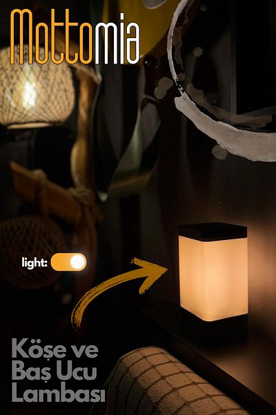 mottomia Modern Minimalist Lampshade - Decorative for Sister and Head End
