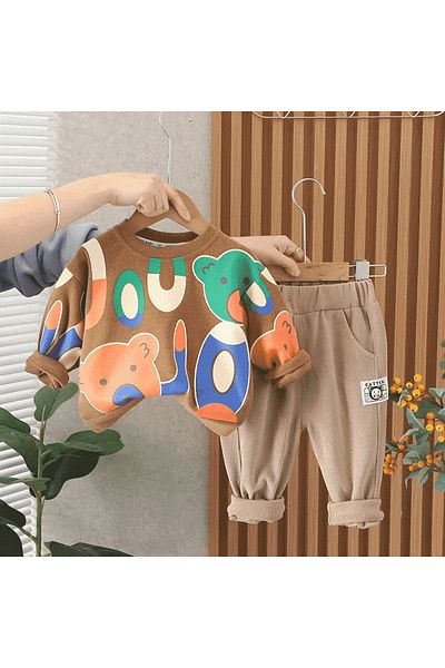 nannie Berry Brown Boys' Suit - 2-3 years