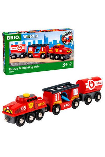 BRIO Hasičský vláček s příslušenstvím BRIO, 3+ roky
