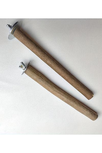 Alyones Set of 2 Handmade Natural Bird Nail & Beak Care Sticks - Daisy Patterned Sanding Perch
