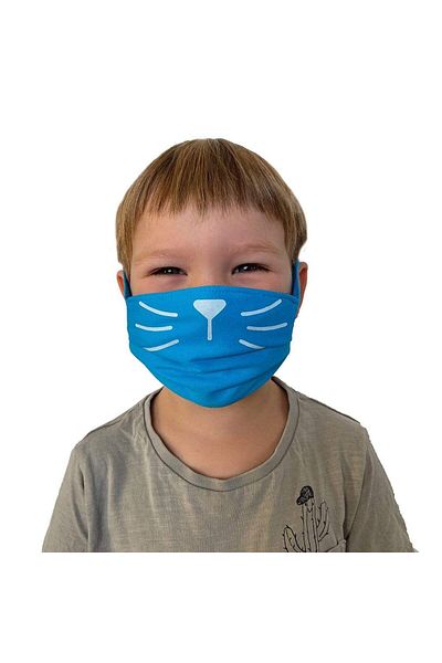 Trunki Set of 2 reusable face masks (face coverings), Trunki, Blue