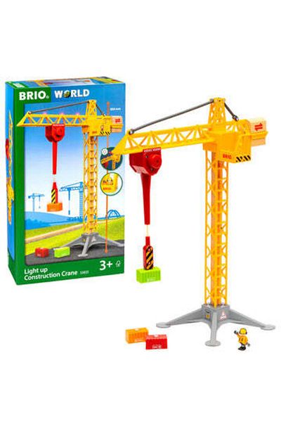 BRIO BRIO Velký jeřáb s LED diodami, 3+ let