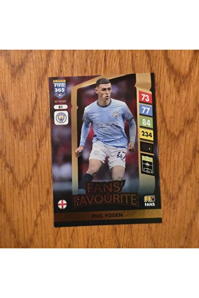 Panini FIFA 365 - المفضل لدى مشجعي Phil Foden 81