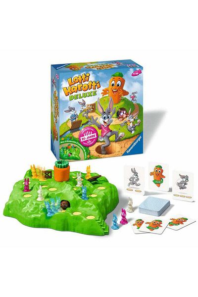 RAVENSBURGER Lotti Karotti Deluxe Ravensburger, společenská hráčka pro 4 roky věku