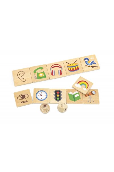 Viga Sorting puzzle Learn the senses, Viga